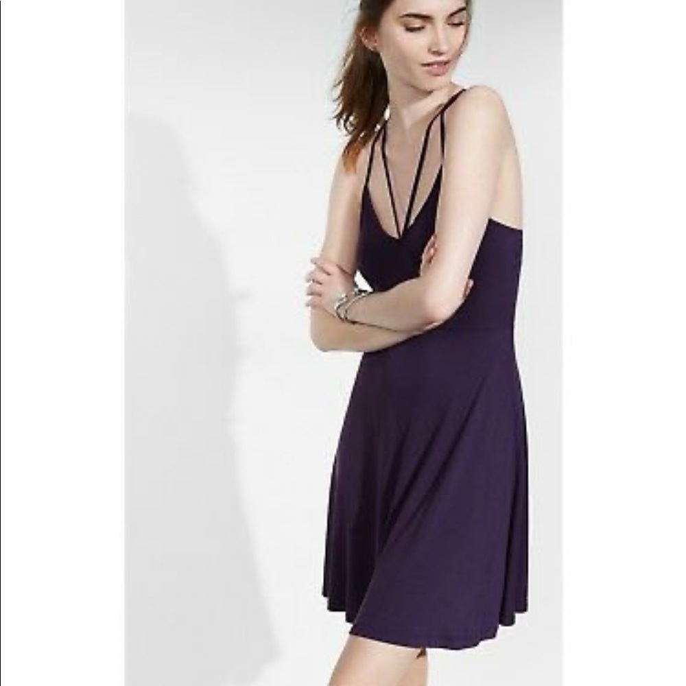 NWOT Plum Skater Dress